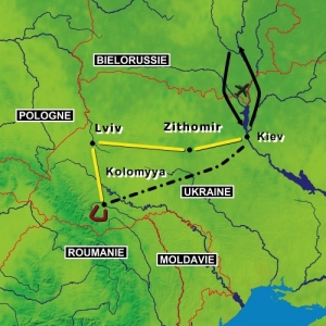 Carte du voyage