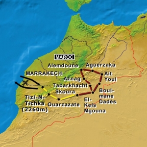 Carte du voyage