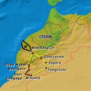 Carte du voyage