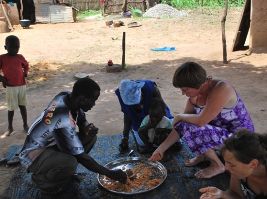 partage d'un repas